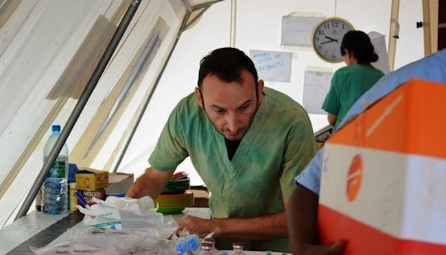 Massimo Galeotti, 40 anni, in Guinea per Medici senza Frontiere